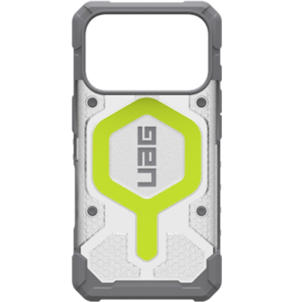 OUTLET: Etui pancerne Urban Armor Gear Pathfinder Clear Mag do MagSafe do iPhone 17 Pro, przezroczysto-żółte