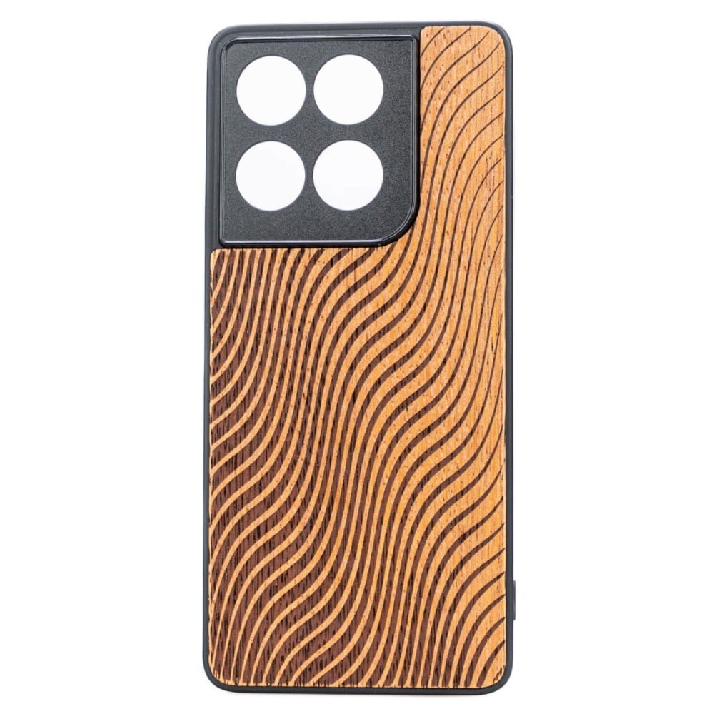 Drewniane etui do Motorola Edge 60 Fusion / Motorola Edge 60, Bewood Fale Merbau