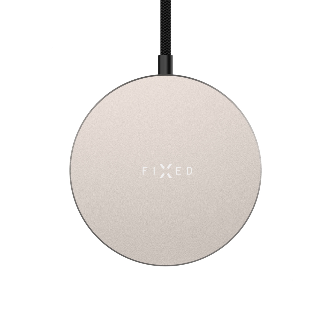 Ładowarka indukcyjna Fixed Charger MagPad Slim, Qi2.2 25W do MagSafe, beżowo-szara