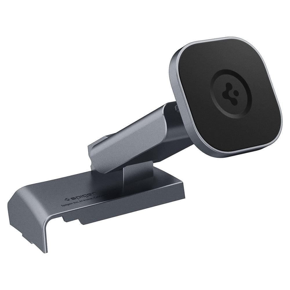 Image of OUTLET: Uchwyt samochodowy Spigen OneTap ITT85 - Tesla Model 3 / Y / X (2021) / S (2021) do iPhone z MagSafe, grafitowy