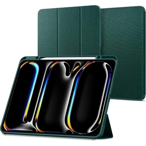 Image of Etui Spigen Urban Fit do iPad Pro 13" 7 gen. 2024, zielone