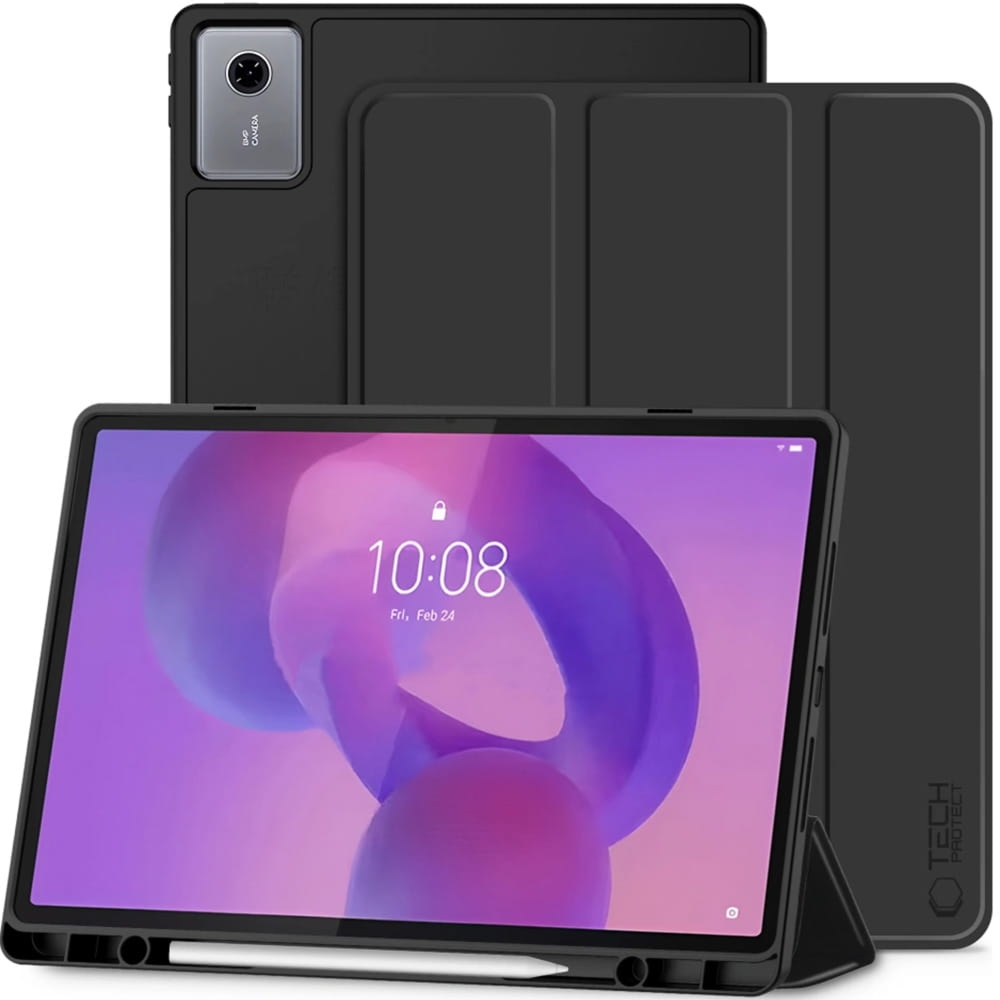 OUTLET: Etui z klapką Tech-Protect SC Pen do Lenovo Idea Tab Plus 12.1, czarne