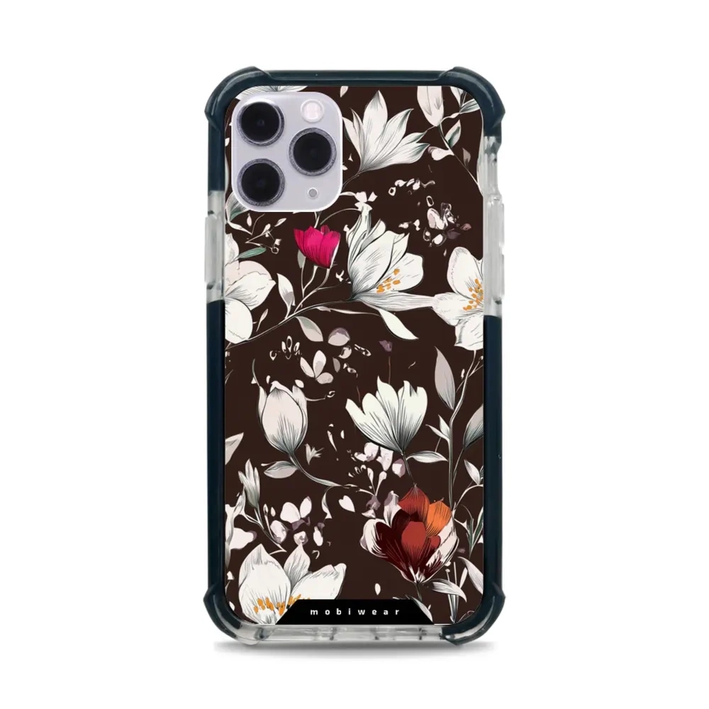 Etui ochronne do iPhone 11 Pro do MagSafe, Mobiwear Elite Bumper, nocny bukiet