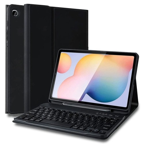 Image of Etui z klawiaturą Tech Protect SC Pen + Keyboard do Galaxy Tab S6 Lite 10.4 2020/2022/2024, czarne