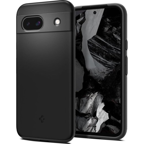 Image of Etui Spigen Thin Fit do Google Pixel 8A, czarne