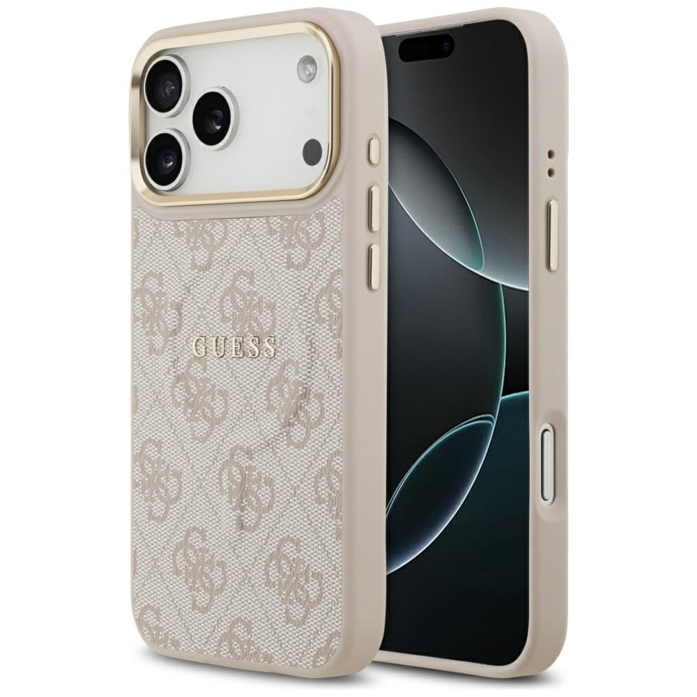 Etui Guess Hardcase 4G Classic MagSafe do iPhone 17 Pro Max, różowe