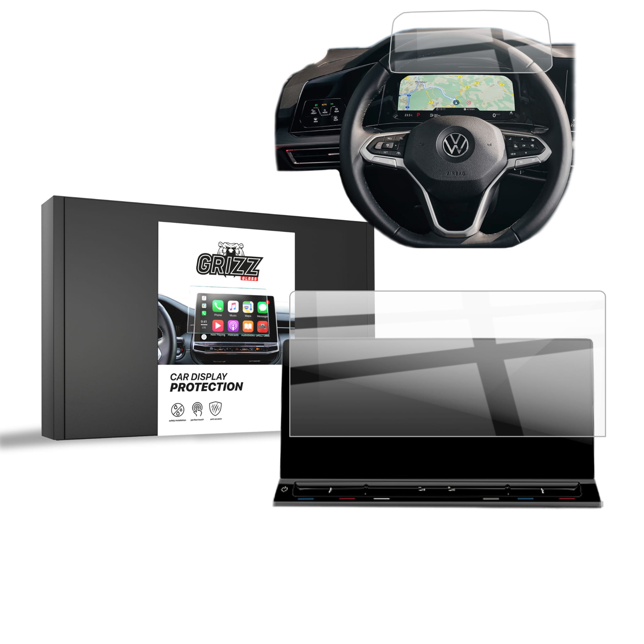 Folia ceramiczna 2w1 Grizz Protector do Volkswagen Transporter T7 Discover Pro 10″ (2024-2026)