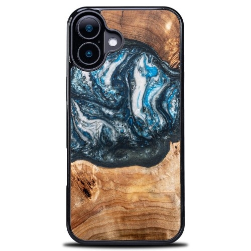 Image of Drewniane etui do iPhone 16, Bewood Unique Planets Ziemia