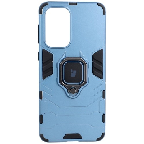 Image of Etui Bizon Case Armor Ring do Galaxy A33 5G, niebieskie