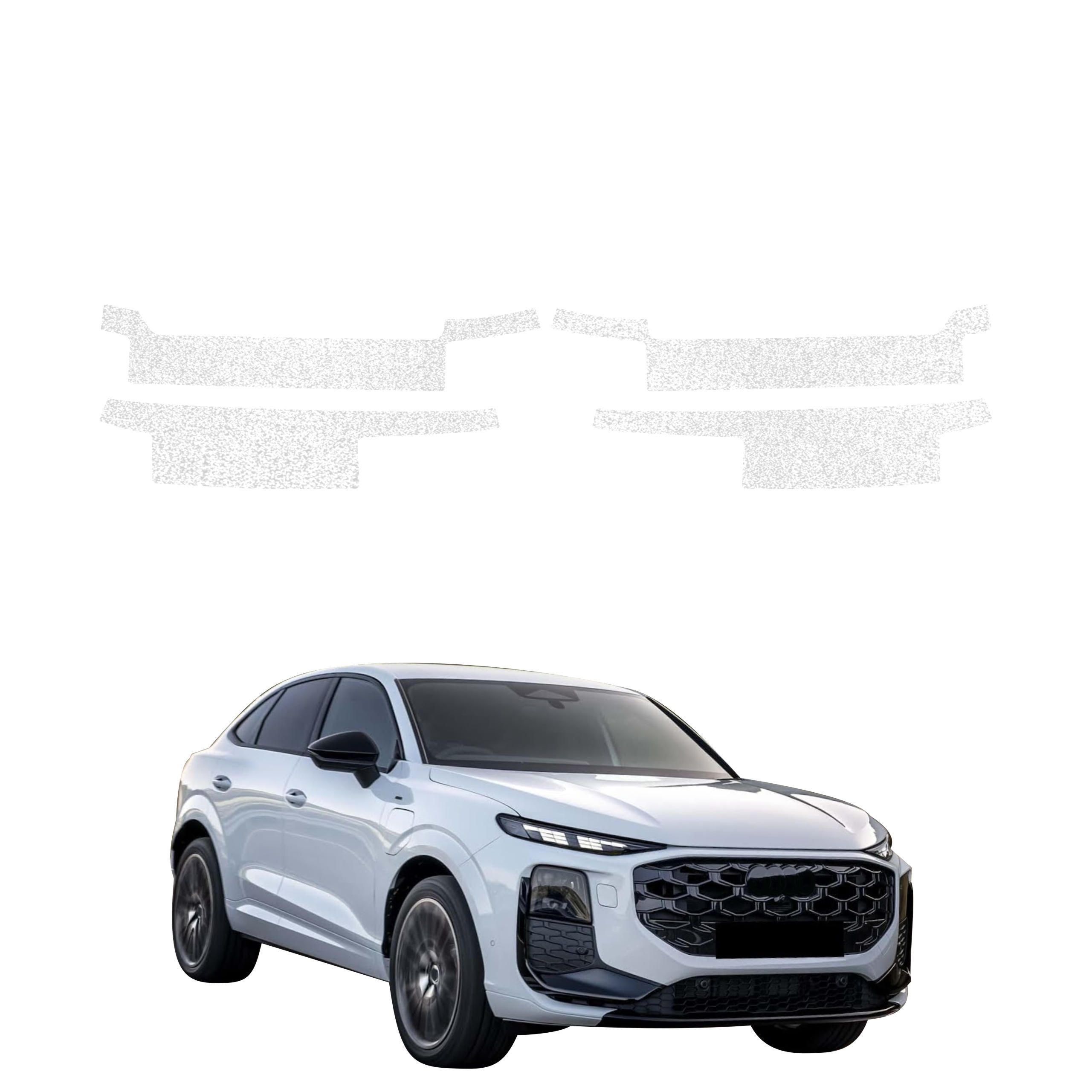 4w1 Biała powłoka techniczna Grizz Protector na progi Audi Q3 Sportback (2025-2026)