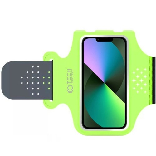 Image of Opaska na ramię Tech Protect M1 Universal Sport Armband, zielono-limonkowa