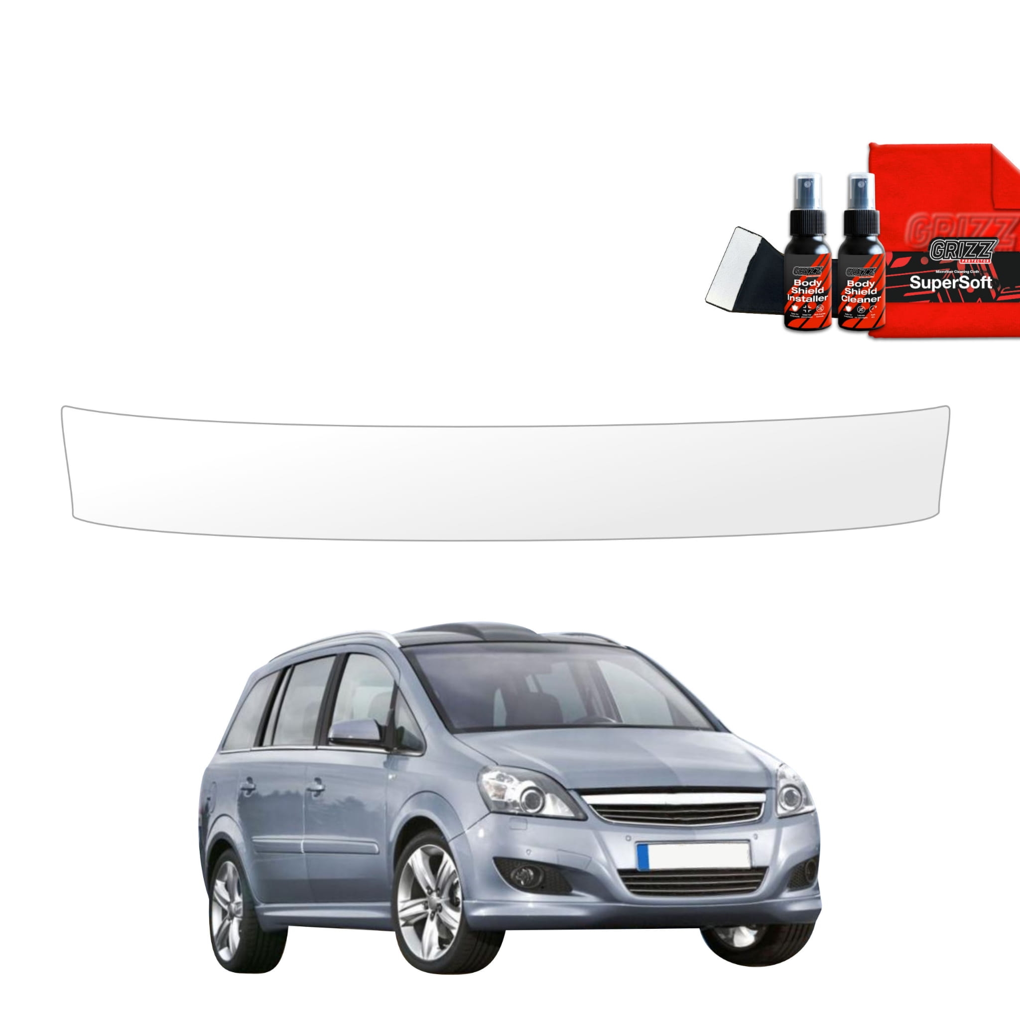 Folia ochronna na próg bagażnika Grizz Protector do Opel Zafira B Kombi 5D (2010-2014)