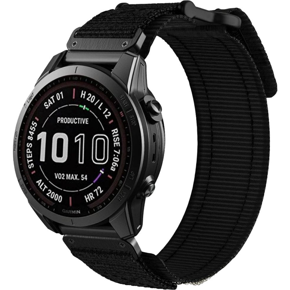Image of OUTLET: Pasek Tech-Protect Scout Pro, QuickFit 22 mm do Garmin Fenix 8 (47 mm) / E / 7 Pro / 7 / 6 Pro / 6, czarny