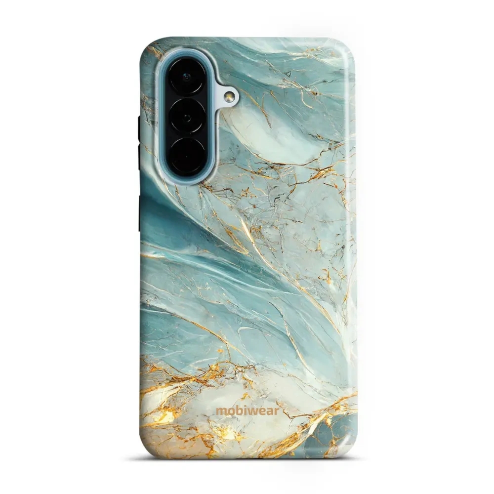 Etui ochronne do Galaxy A27 5G, Mobiwear Elite Pro, żyła lazuru