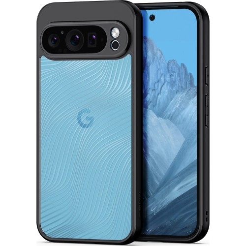 Image of Etui Dux Ducis AIMO do Google Pixel 9 Pro XL, czarno-przezroczyste