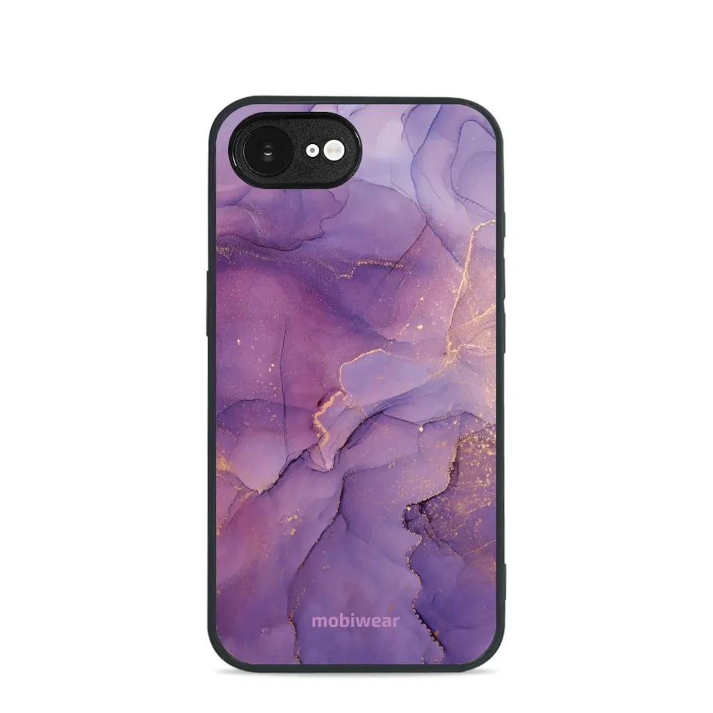 Etui ochronne do iPhone 17e / 16e, Mobiwear Glossy Case, fioletowe