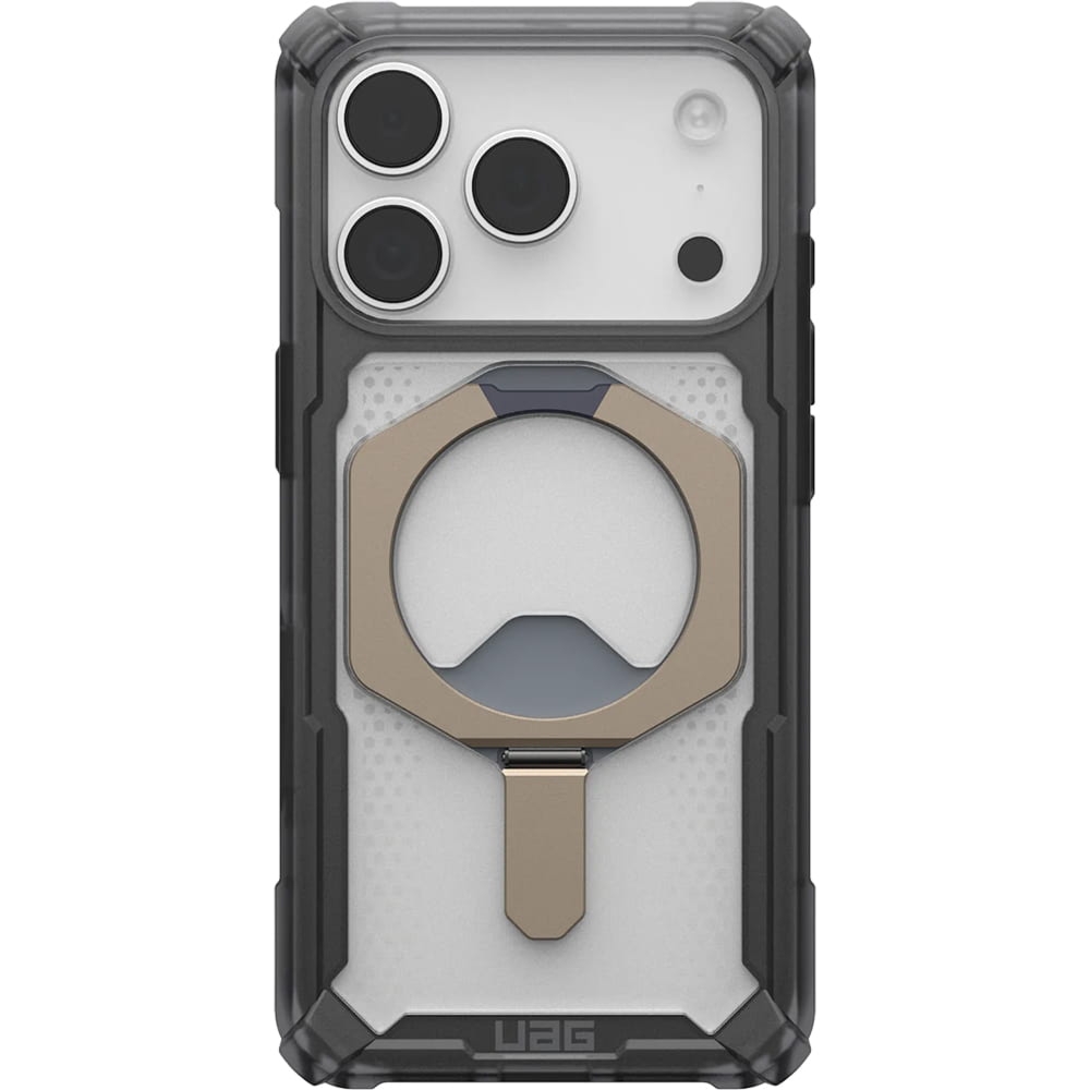 Etui pancerne Urban Armor Gear Plasma XTE Mag do MagSafe do iPhone 17 Pro, czarno-przezroczyste