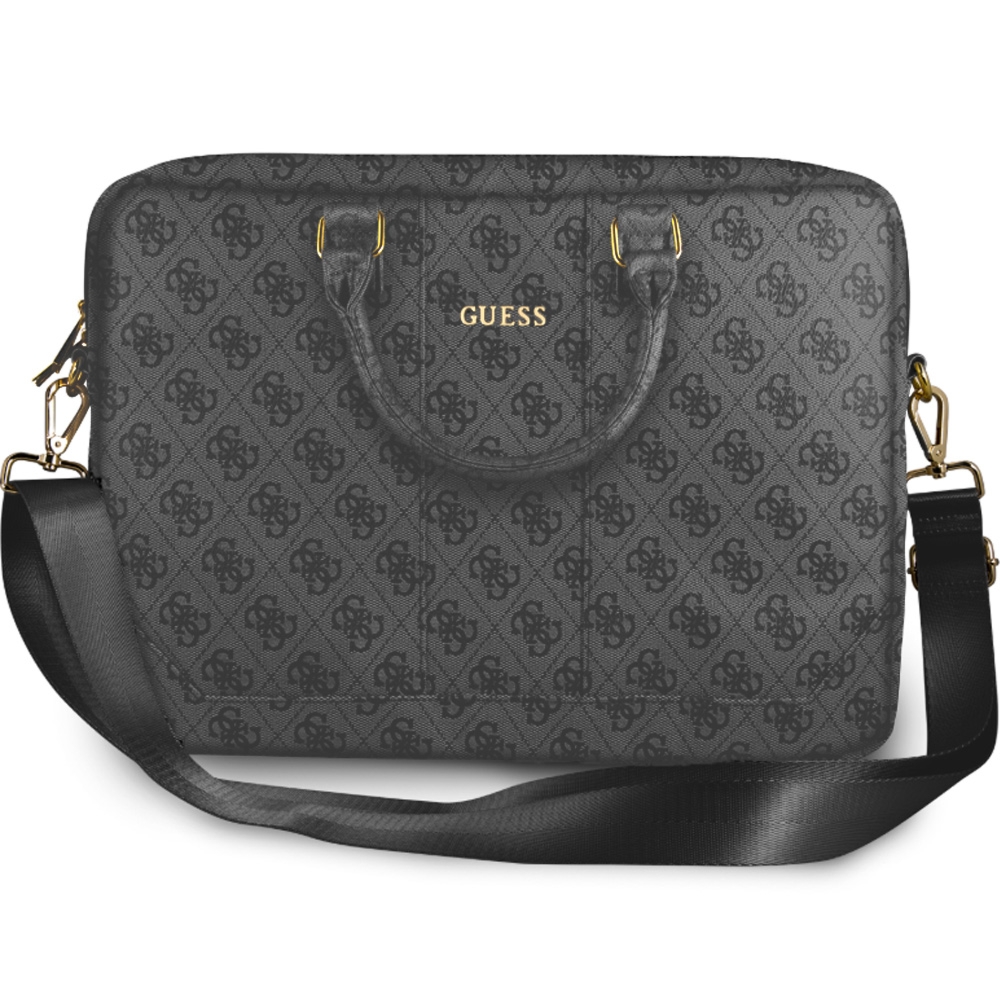 Torba do laptopa do 15” Guess 4G Uptown, szara