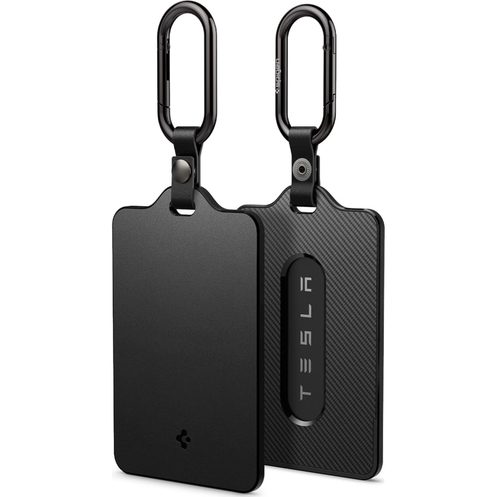 Etui na klucz/kartę do Tesli, Spigen Card Holder Case 2-Pack, czarne