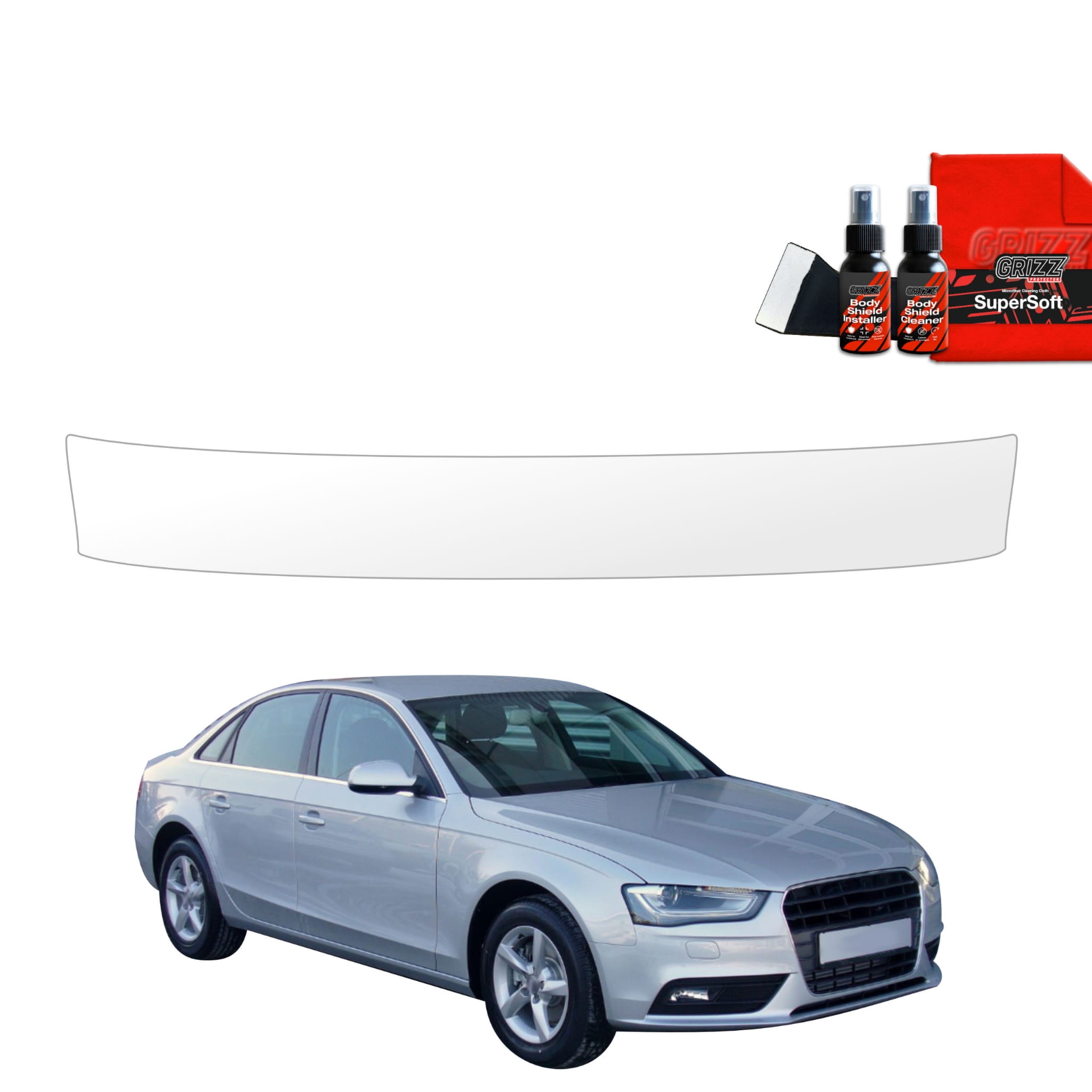 Folia ochronna na próg bagażnika Grizz Protector do Audi A4 B8 Sedan Facelifting (2011-2015)