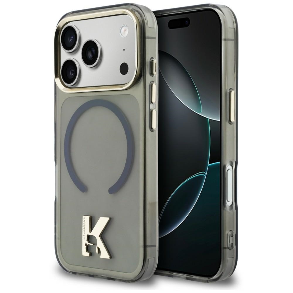 Etui Karl Lagerfeld IML K Head do iPhone 18 Pro / 17 Pro do MagSafe, czarne