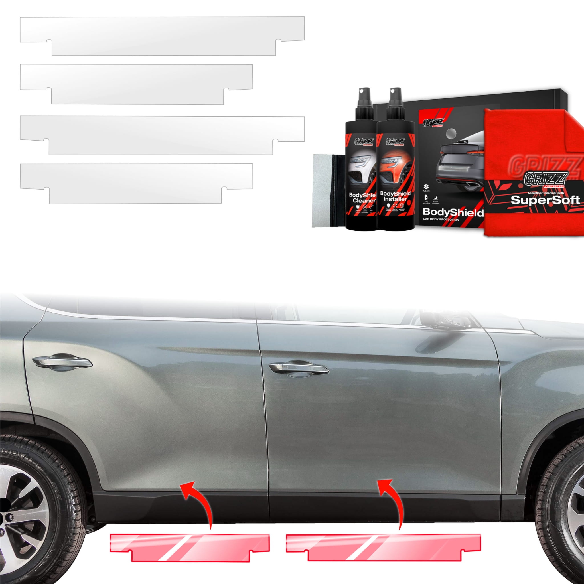 4w1 Folia ochronna Grizz Protector na progi do SsangYong Rexton (2023-2026)