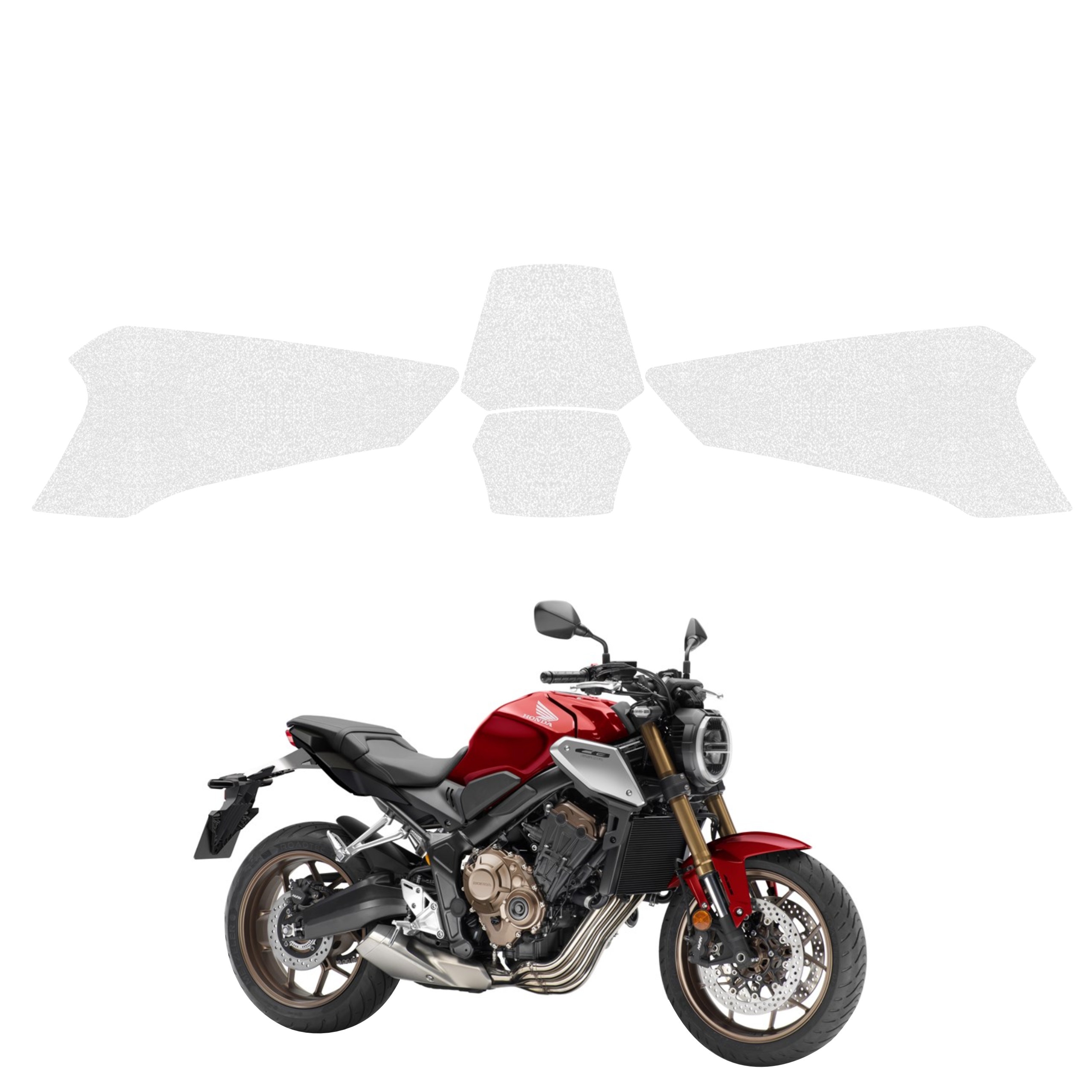 4w1 Bezbarwna powłoka techniczna Grizz Protector na bak Honda CB650R (2021-2023)