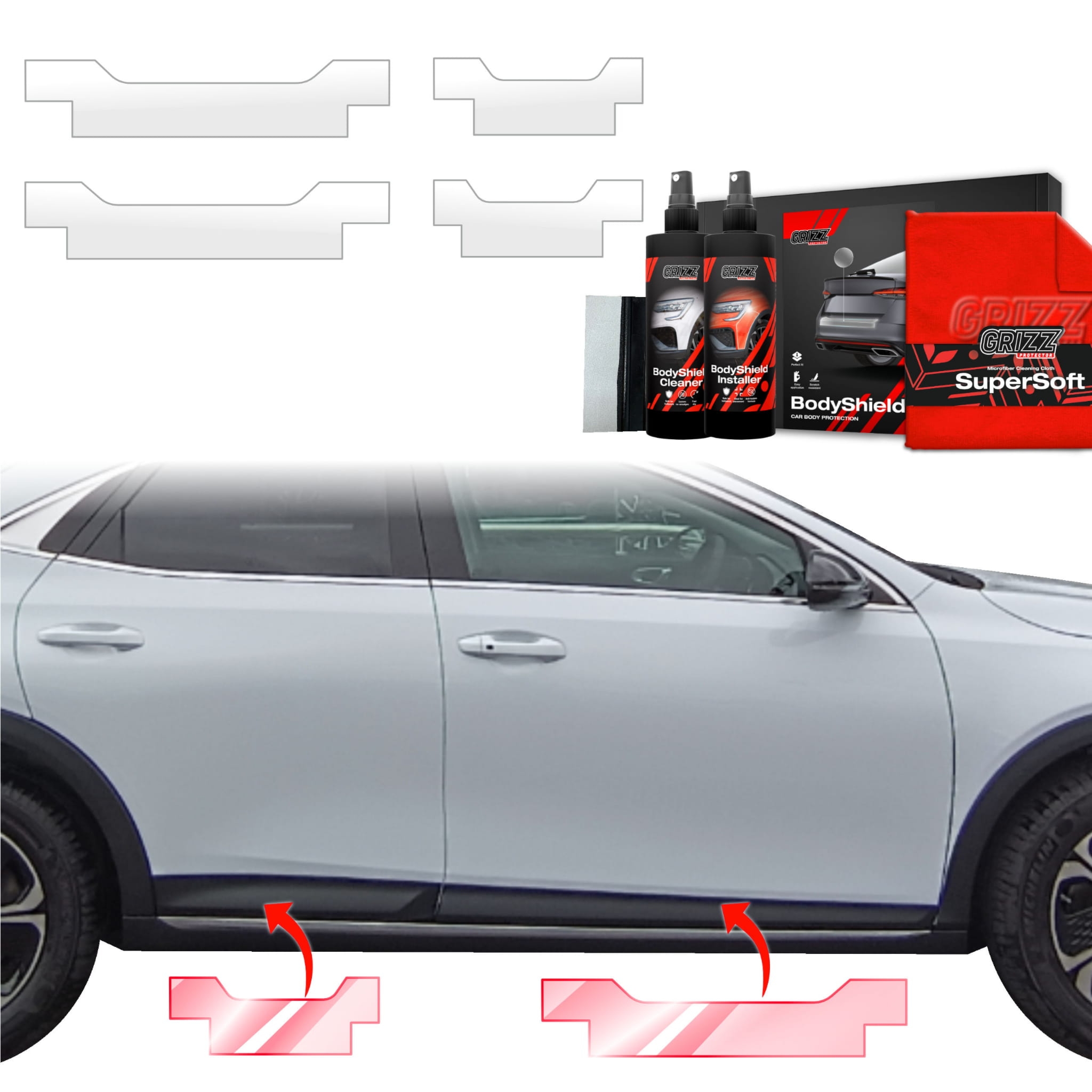 4w1 Folia ochronna na progi Grizz Protector do Kia XCeed (2022-2025)