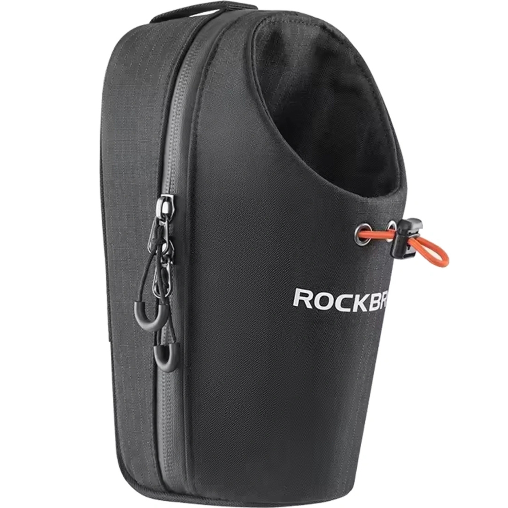 Sakwa rowerowa, torba z uchwytem na bidon Rockbros P002 1.5L, czarna