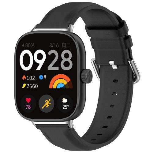 Image of Pasek Bizon Strap Watch Casual do Xiaomi Redmi Watch 4/Xiaomi Band 8 Pro, czarny