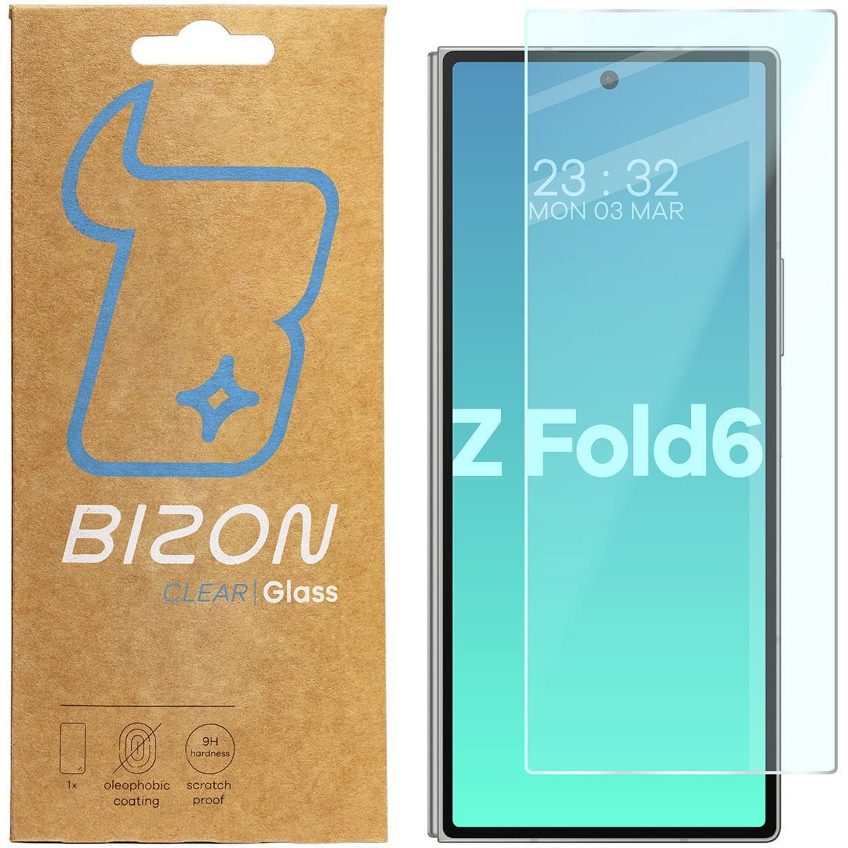 Szkło hartowane Bizon Glass Clear do Galaxy Z Fold6
