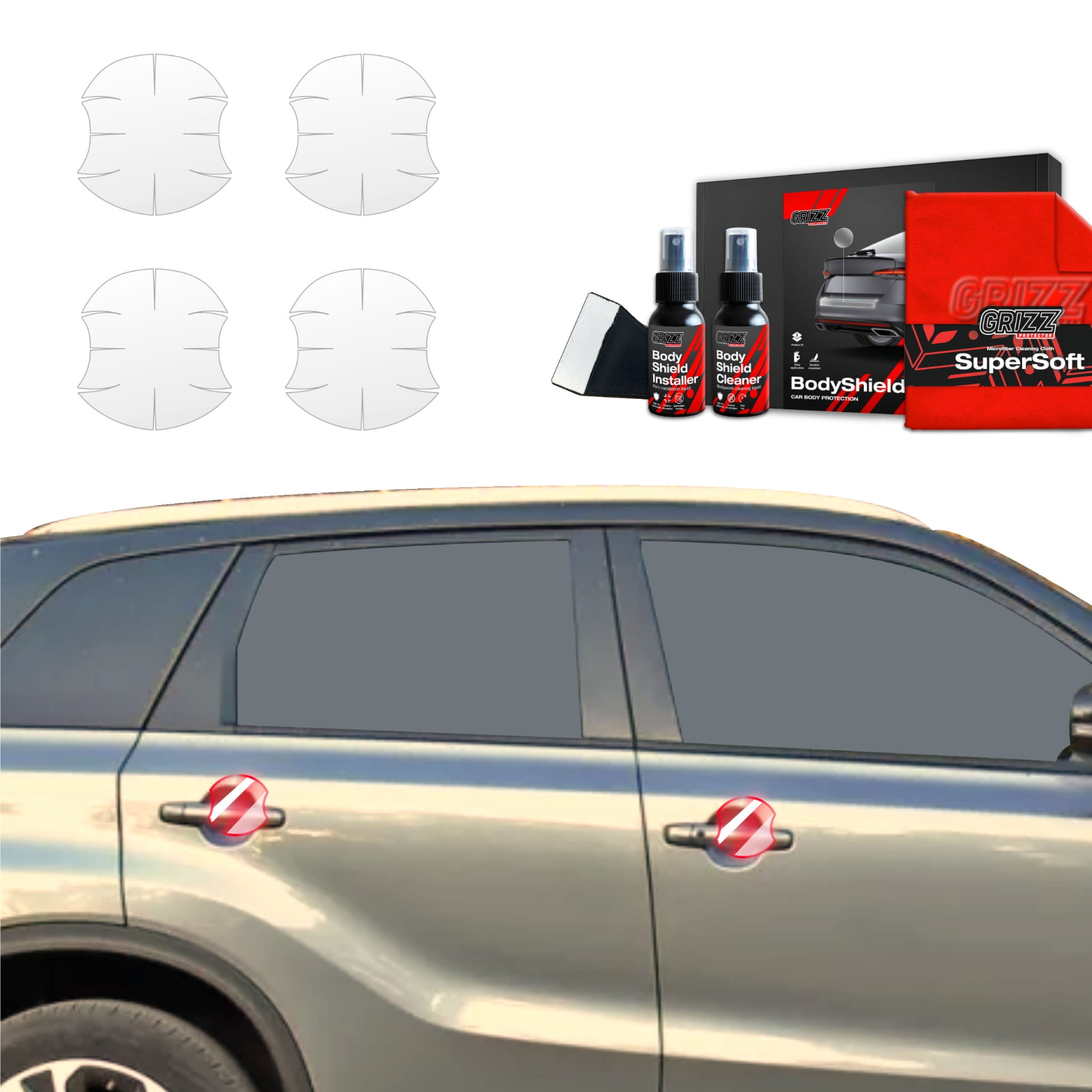 4w1 Folia ochronna Grizz Protector pod klamki do Suzuki Vitara Facelift (2024-2026)