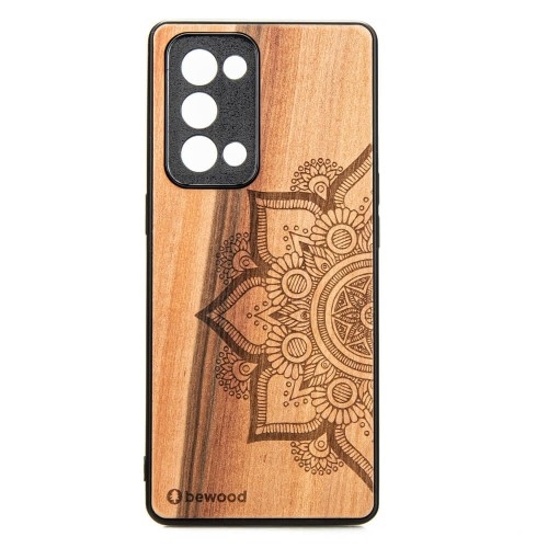 Image of Drewniane etui Bewood do Oppo Reno 6 Pro MANDALA JABŁOŃ