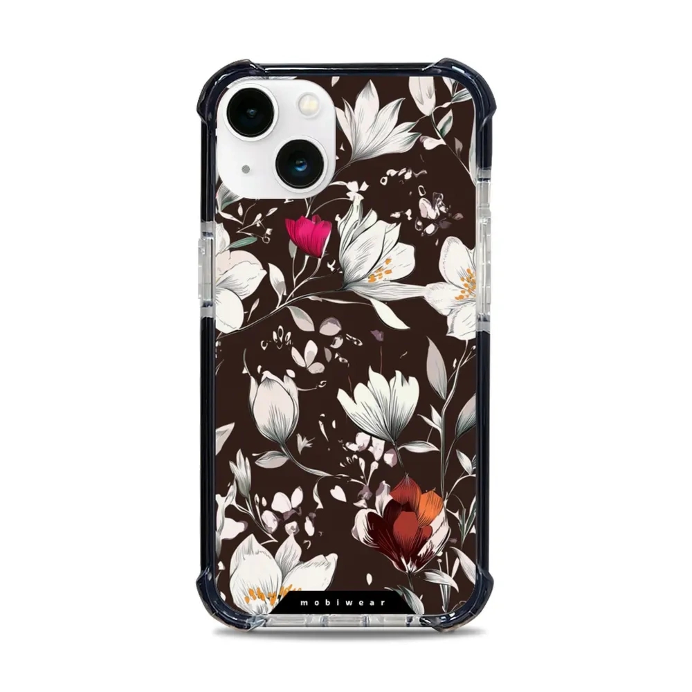 Etui ochronne do iPhone 13 do MagSafe, Mobiwear Elite Bumper, nocny bukiet