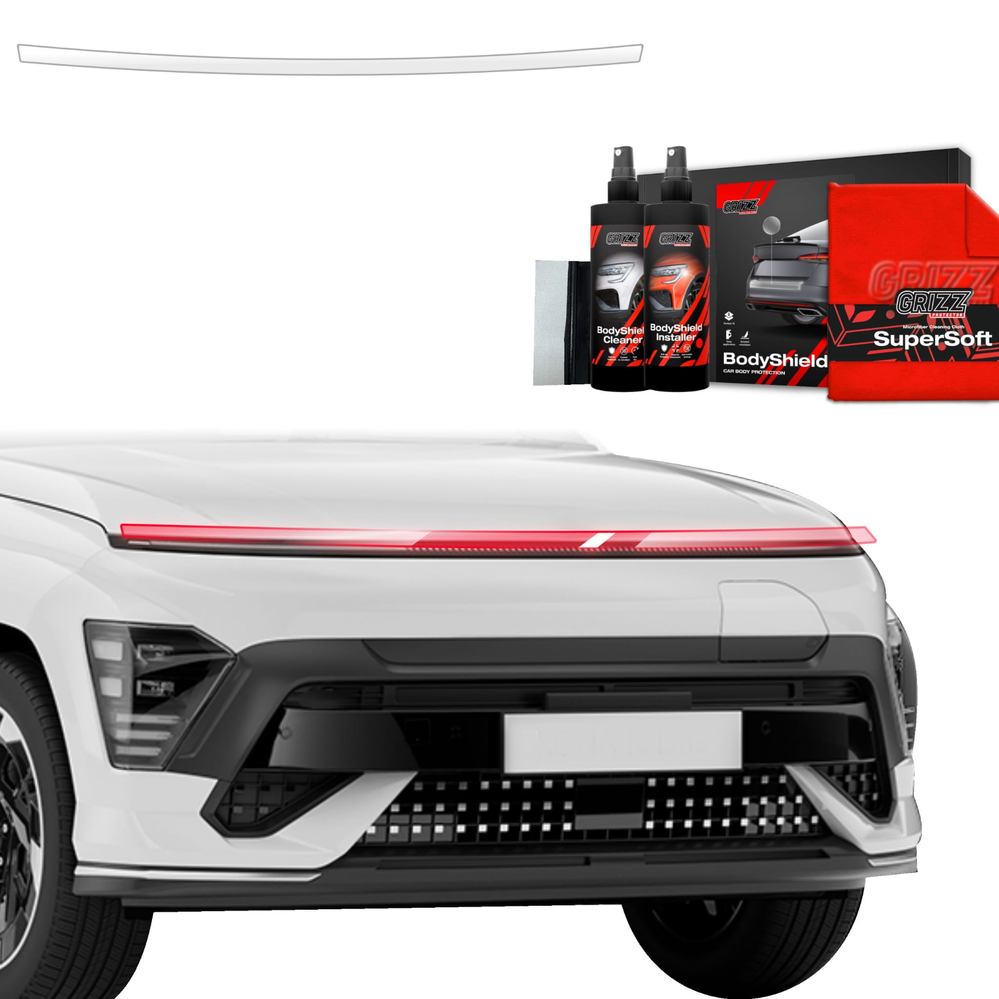 Folia ochronna Grizz Protector na lampy do Hyundai Kona N-Line (2023-2026)