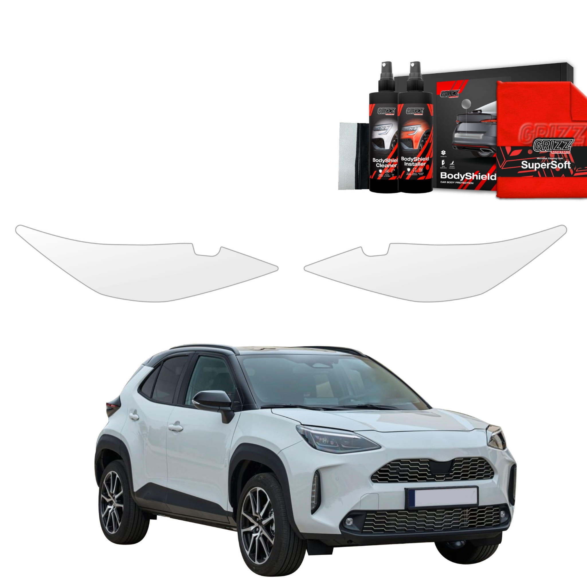 2w1 Folia ochronna Grizz Protector na lampy do Toyota Yaris Cross (2021-2026)