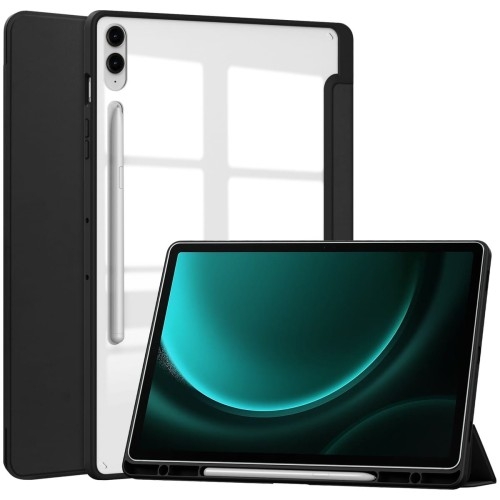 Image of Etui Bizon Case Tab Clear Matt do Galaxy Tab S9 FE Plus, czarne