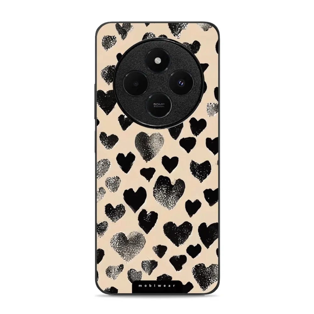 Etui ochronne do Xiaomi POCO C75, Mobiwear Glossy Case, beżowa miłość