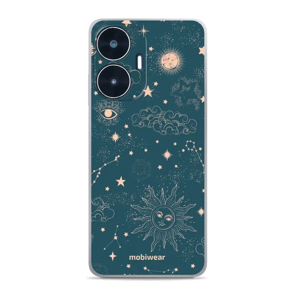 Etui ochronne do Realme C55, Mobiwear Glossy Case, astralny pył