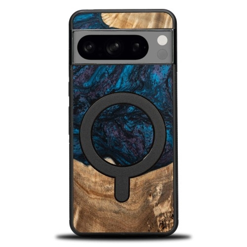 Image of Drewniane etui do Google Pixel 8, Bewood Unique Planets Neptun do MagSafe