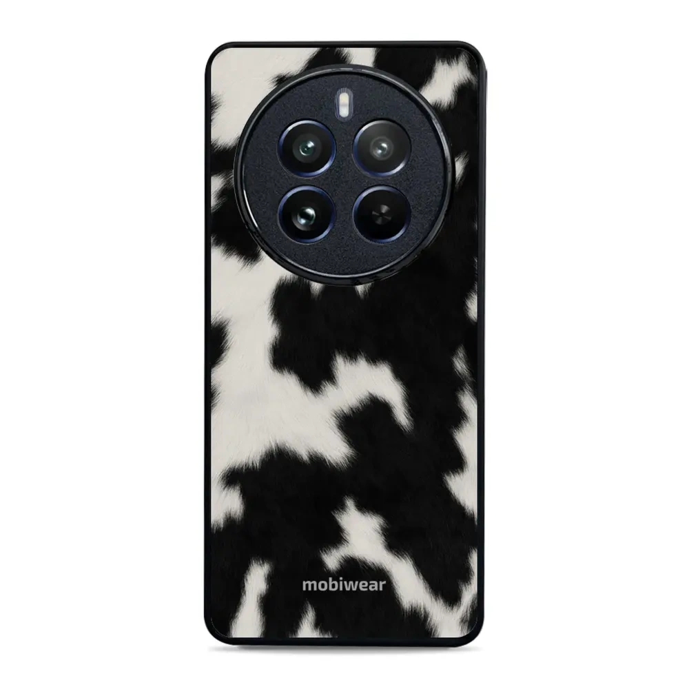 Etui ochronne do Realme 12 Pro, Mobiwear Glossy Case, krowie futerko