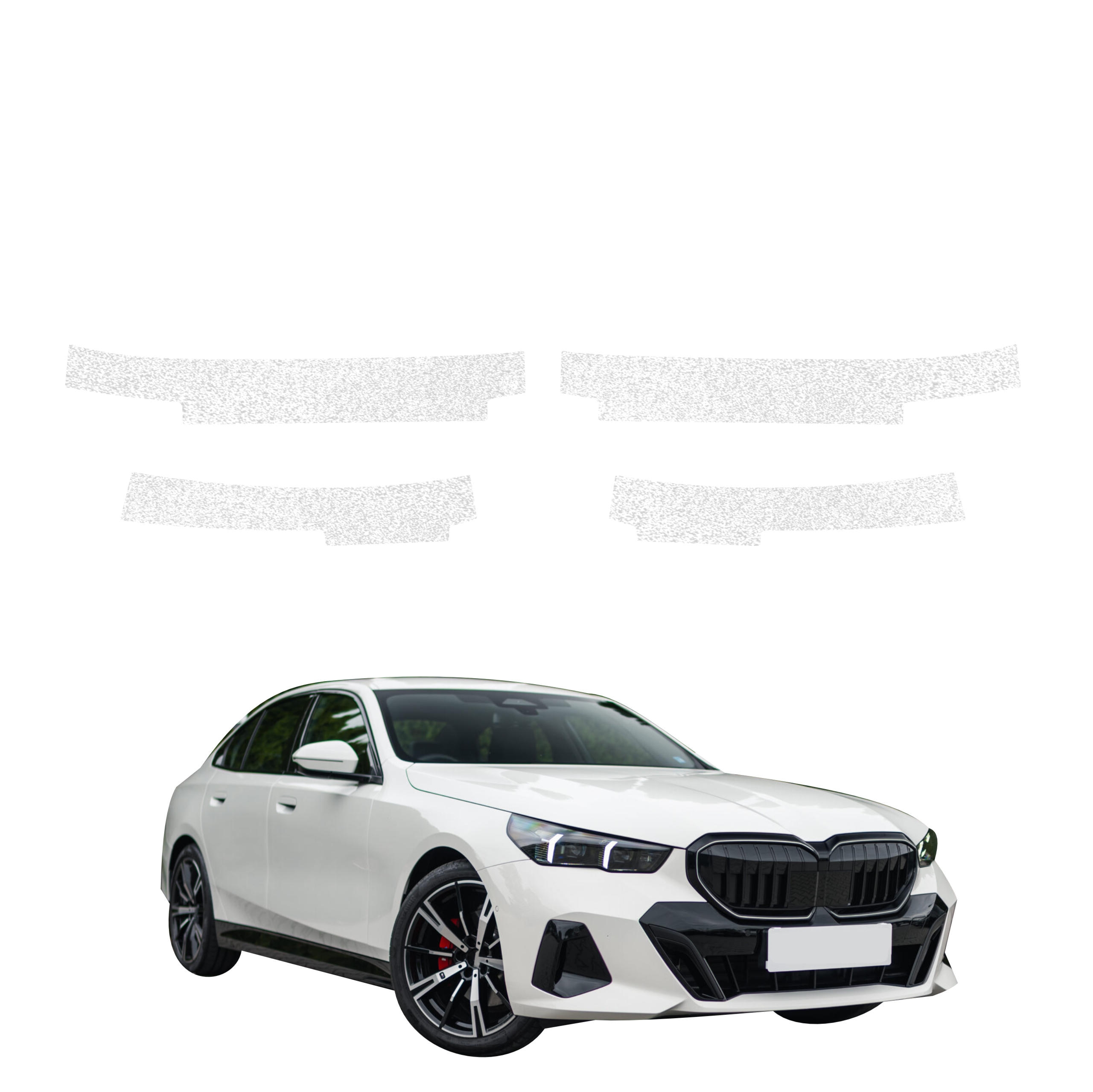4w1 Biała powłoka techniczna Grizz Protector na progi BMW 5 Kombi G60 520d (2024-2026)