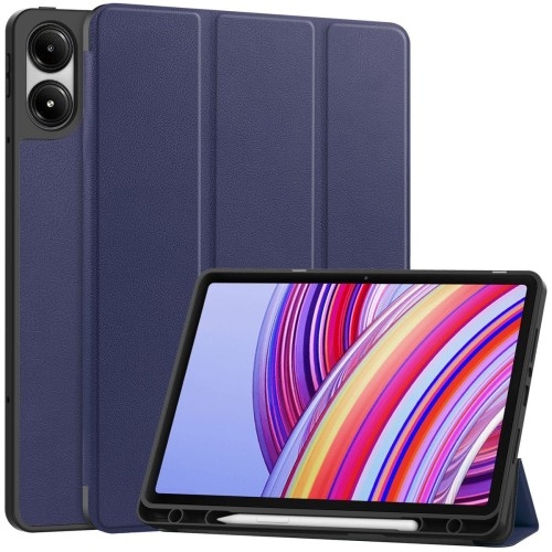 Image of Etui z klapką Bizon Case Tab Lizard do Xiaomi Redmi Pad Pro 12.1, granatowe