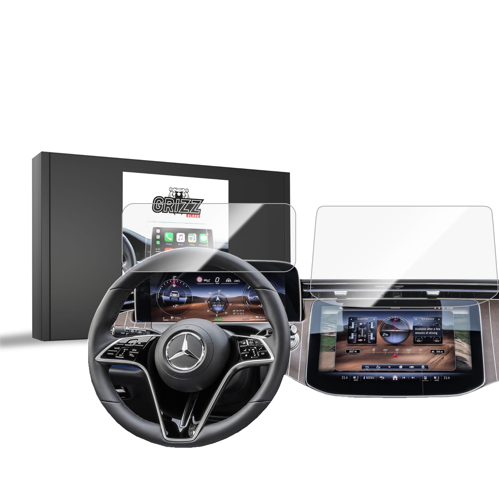 Image of Folia ceramiczna 2w1 Grizz Protector do Mercedes E Klasa W214 Widescreen (2023-2025)