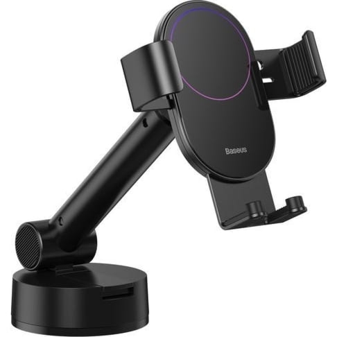Uchwyt grawitacyjny samochodowy Baseus Simplism Gravity Car Mount Holder na kokpit, czarny