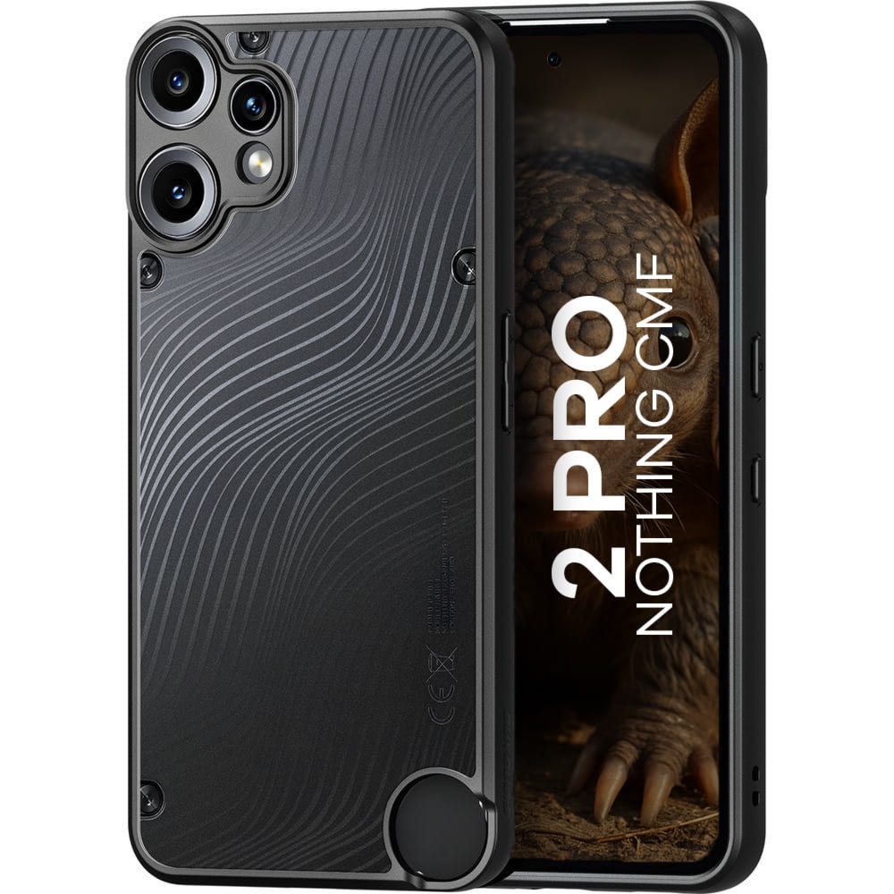 Etui Dux Ducis AIMO do Nothing CMF Phone 2 Pro, czarno-przezroczyste