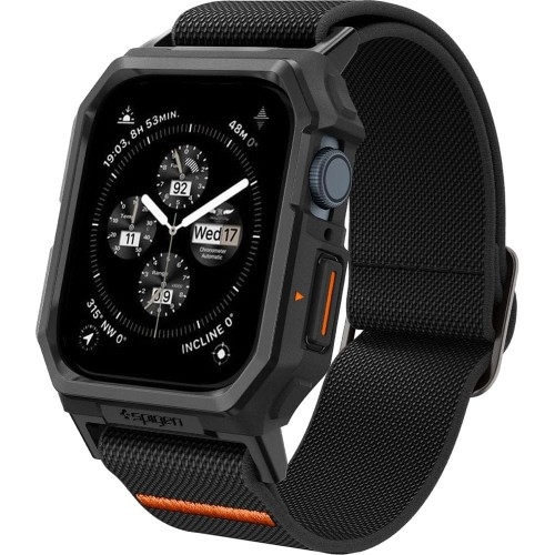 Image of Etui z paskiem Spigen Lite Fit Pro do Apple Watch 45/44 mm, czarny