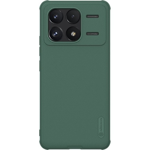 Image of Etui Nillkin Super Frosted Shield Pro do Xiaomi POCO F6 Pro / Redmi K70 Pro / K70, ciemnozielone