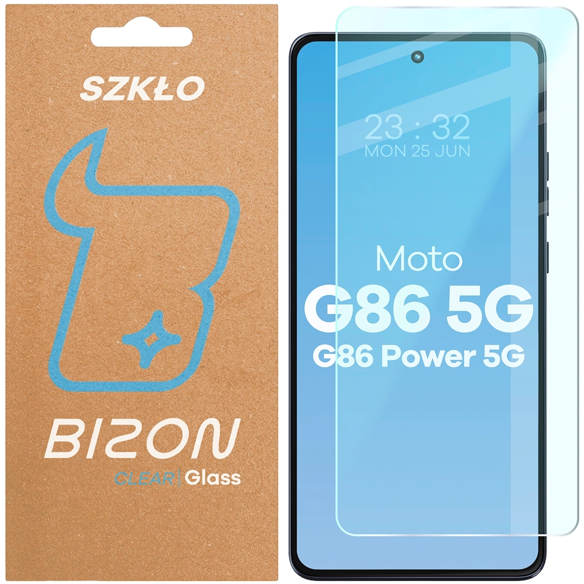 Szkło hartowane Bizon Glass Clear do Motorola Moto G86 5G / G86 Power 5G
