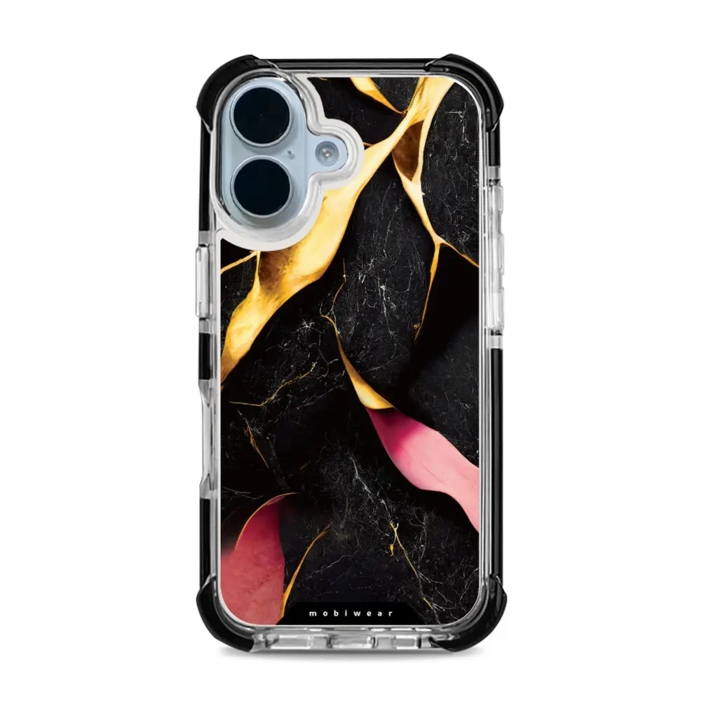 Etui ochronne do iPhone 17 do MagSafe, Mobiwear Elite Bumper, pozłacany kruszec